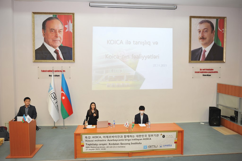 BMU-da KOICA-nın fəaliyyətinə həsr olunan mühazirə təşkil olunu