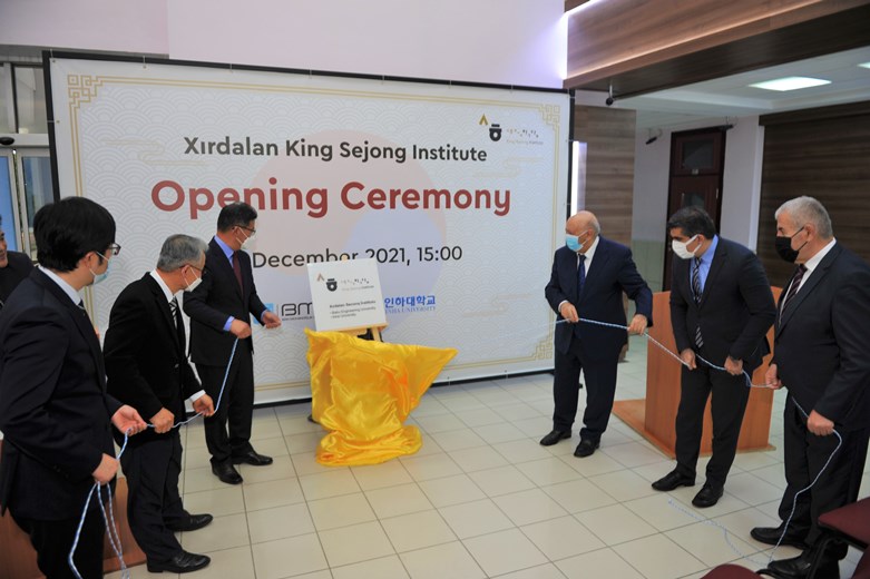 BMU-da Xırdalan Kral Seconq İnstitutunun rəsmi açılış mərasimi keçirilib  