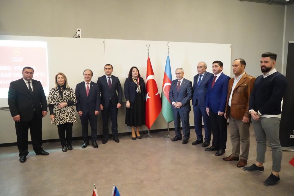 Böyük türk şairi Nizami Gəncəvinin adı Nişantaşı Universitetində əbədiləşdirilib-FOTO