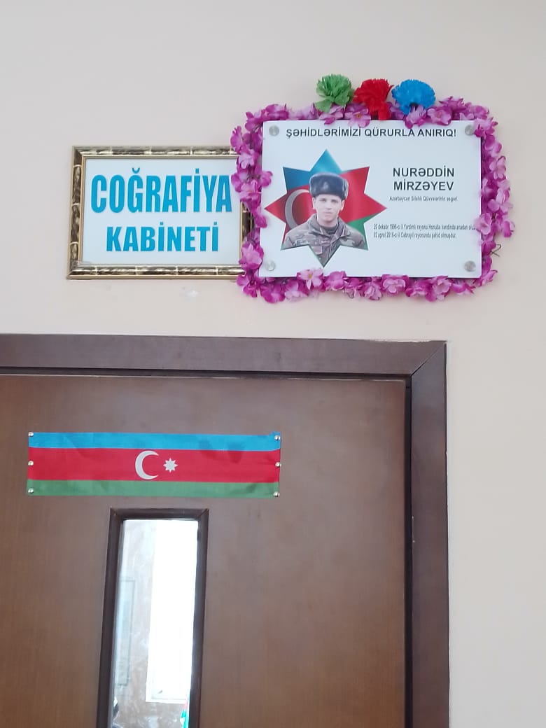 Ucqar kənd məktəbindəki  sinif otağına şəhidin adı verildi