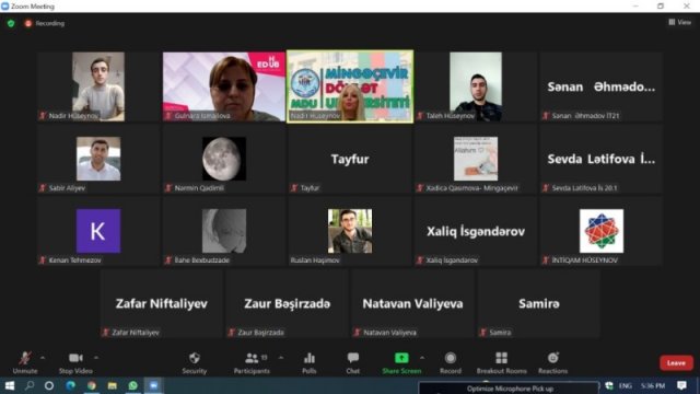 Mingəçevir Dövlət Universitetində 