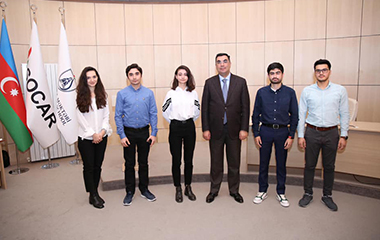 BANM-ın rektoru Erasmus+ proqramı üçün seçilən tələbələrlə görüşüb
