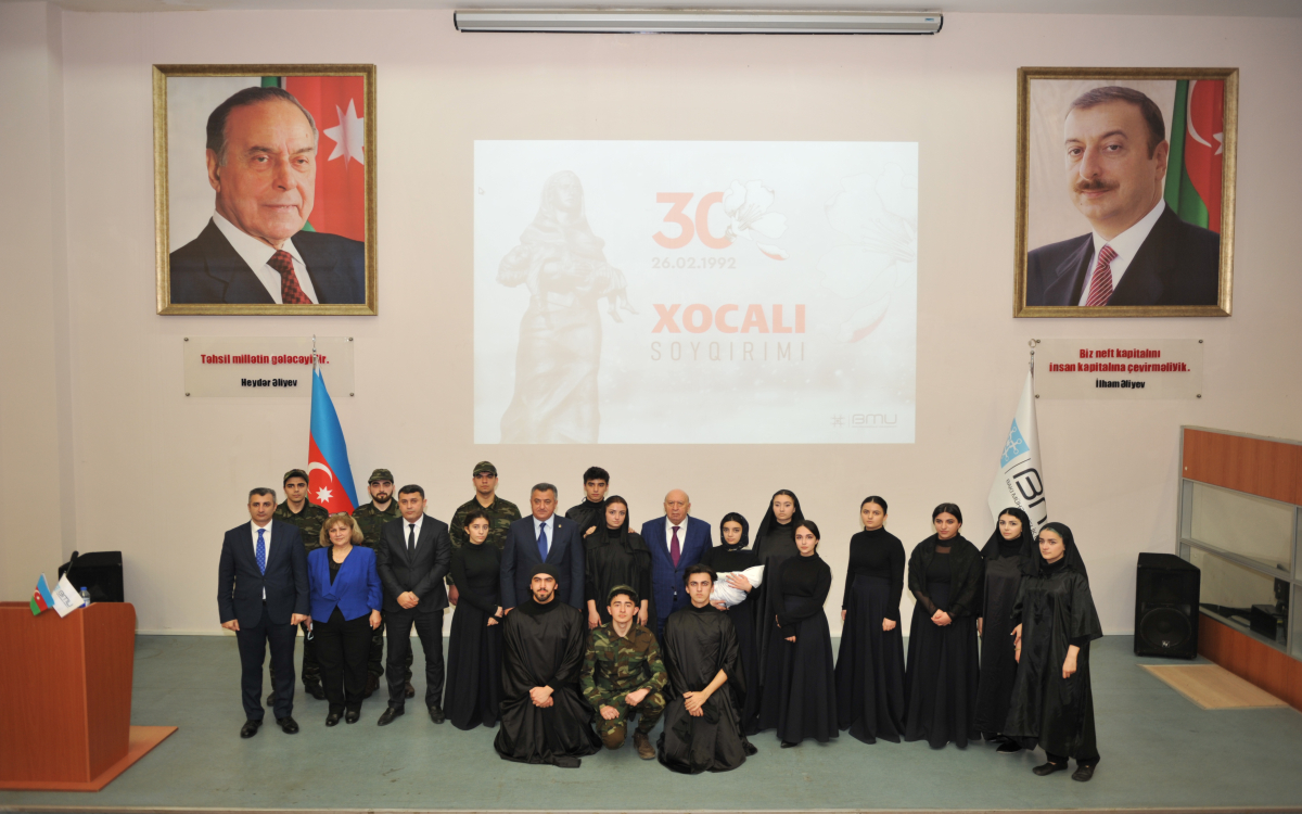 BMU-da Xocalı soyqırımının 30-cu ildönümünə həsr olunmuş anım tədbiri keçirilib  