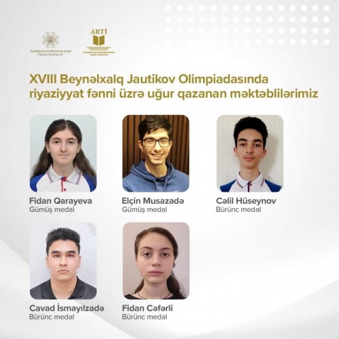 Beynəlxalq Jautikov Olimpiadasında məktəblilərimiz 15 medal qazanıblar