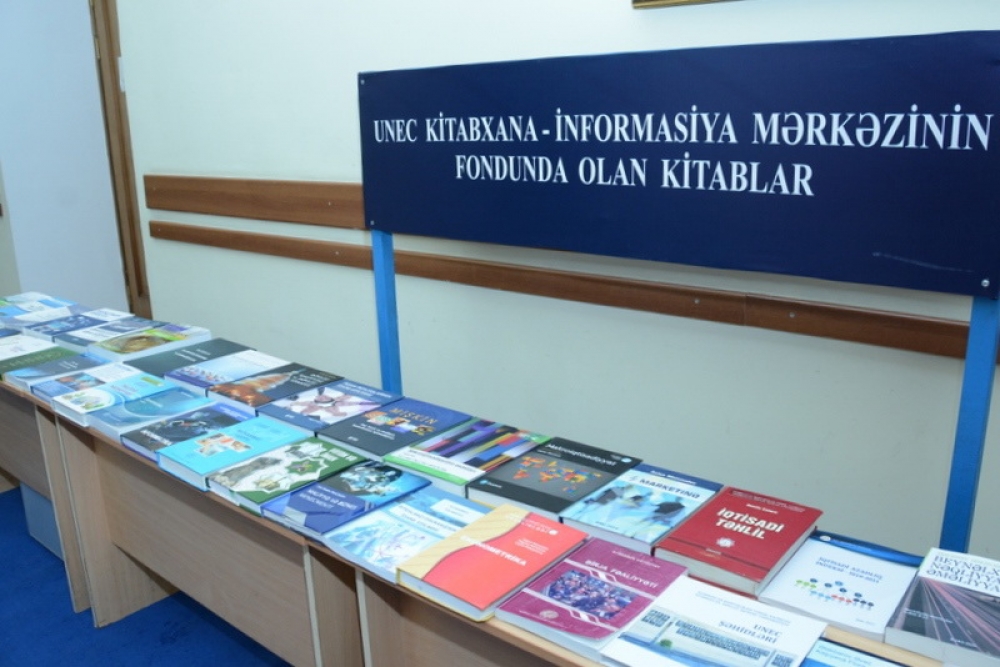 UNEC Kitabxana-İnformasiya Mərkəzinin fondunda olan kitabların virtual sərgisi keçirilib