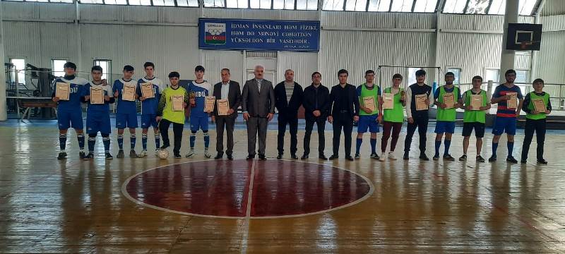 MDU-nun minifutbol komandası şəhər turnirinin qalibi olub