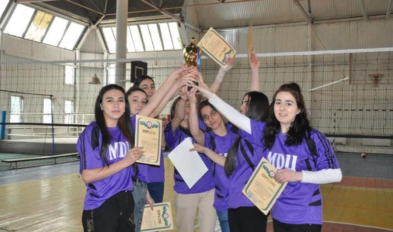 MDU-nun voleybol komandası şəhər turnirinin qalibi olub  