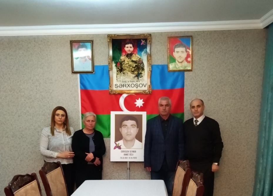 Vətən müharibəsində şəhid olan məzunların ailələri ziyarət olunub  