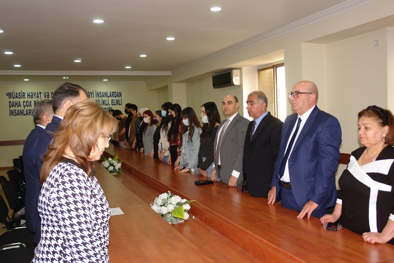 UNEC-də tanınmış professorun xatirəsi anılıb-FOTO
