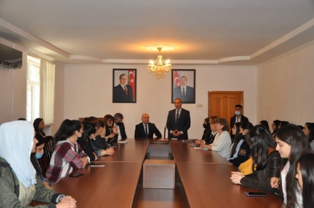 Tanınmış yazıçı Varis Yolçiyev Mingəçevir Dövlət Universitetinin qonağı olub