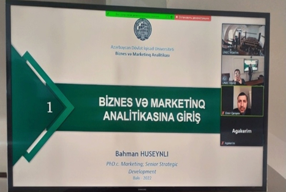 UNEC-də Biznes və marketinq analitikası kursuna start verilib