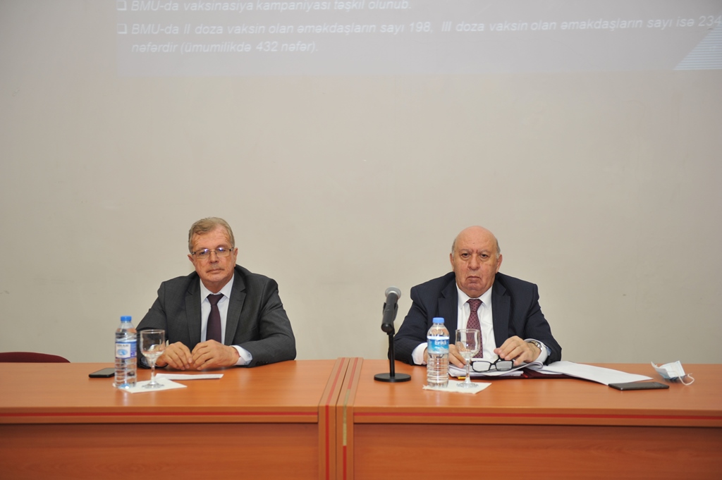 BMU-da Elmi Şuranın iclası keçirilib  