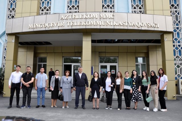 MDU kollektivi Mingəçevir Telekommunikasiya Qovşağında infoturda olublar-FOTO