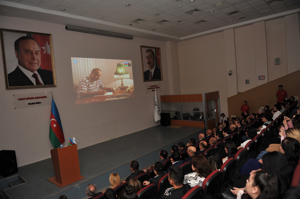 BMU-da ümummilli liderin anadan olmasının 99-cu ildönümünə həsr olunmuş tədbir keçirilib  