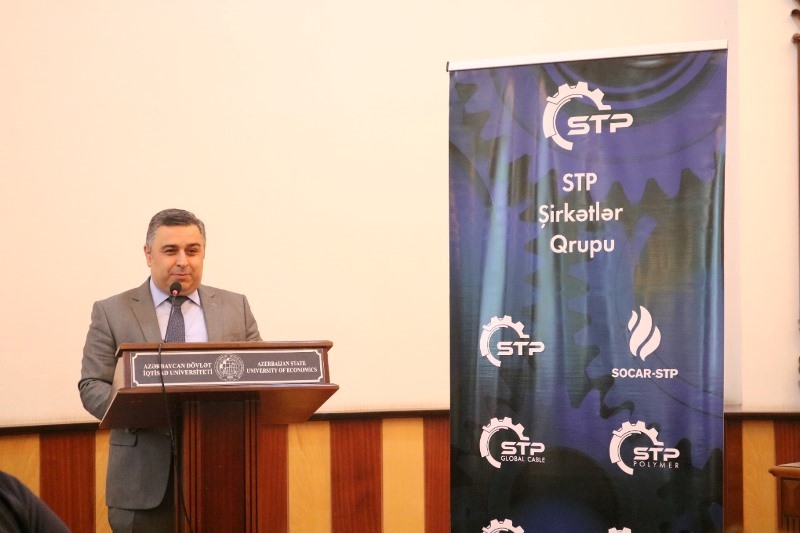 Sumqayıt Texnologiyalar Parkının nümayəndələri UNEC-də olub-FOTOLAR