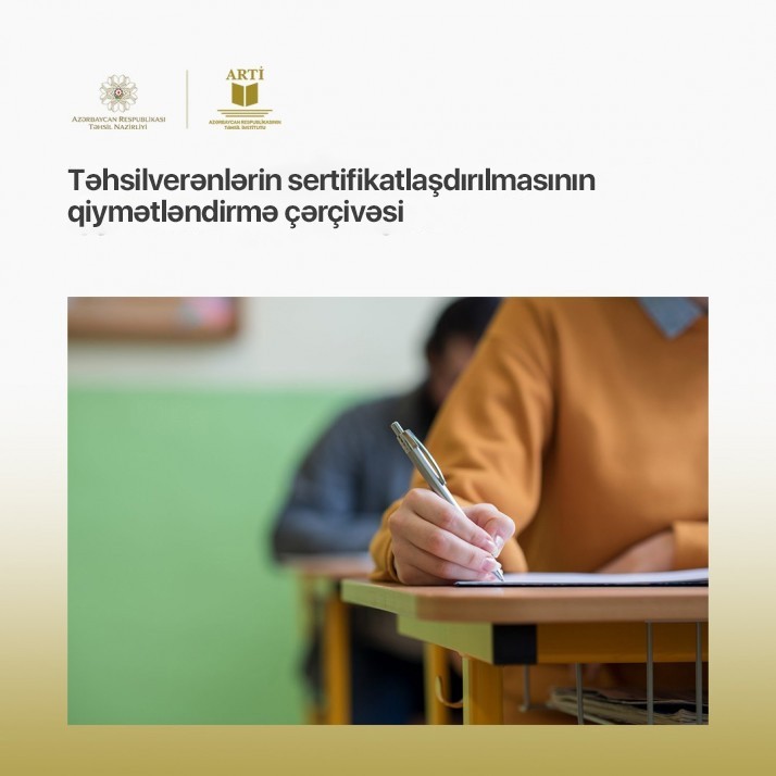 Sertifikasiyada suallar bu MÖVZULARDAN salınacaq