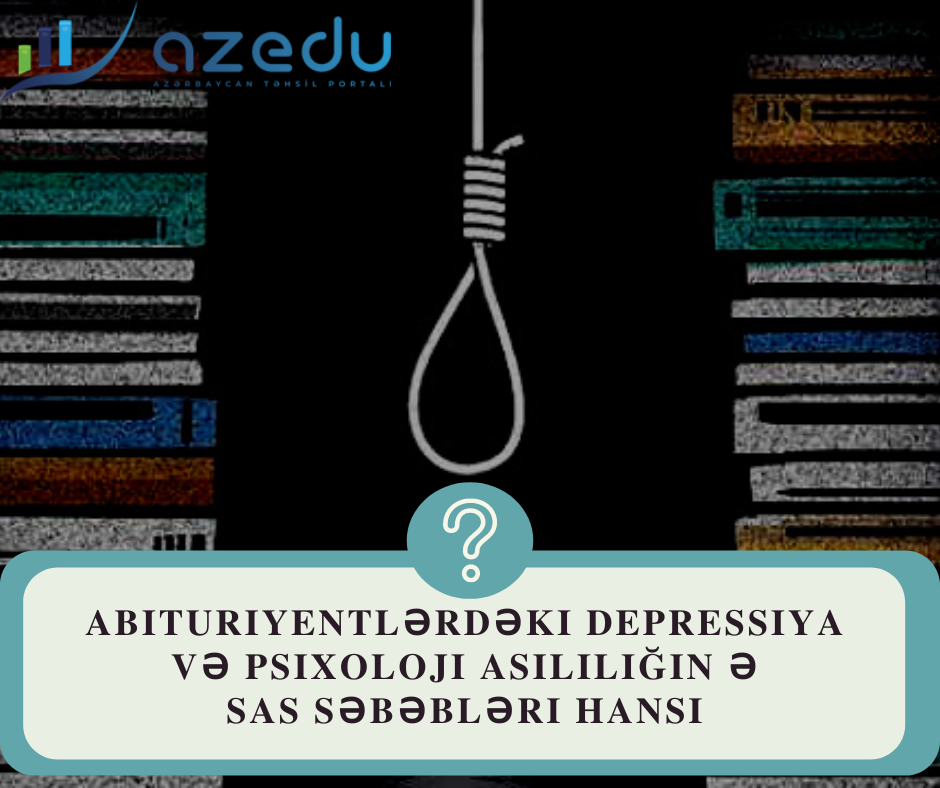 Abituriyentlərdəki depressiya və psixoloji asılılığın ƏSAS səbəbləri – Səsvermənin nəticələri BİLİNDİ