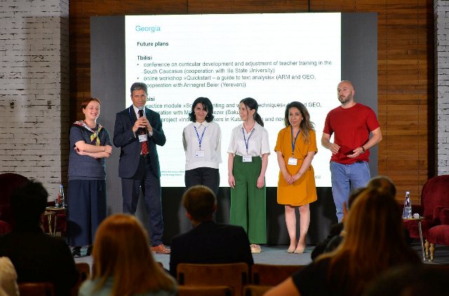 AzTU-nun professoru DAAD-ın Tbilisi Regional Ofisinin açılışında iştirak edib-FOTO