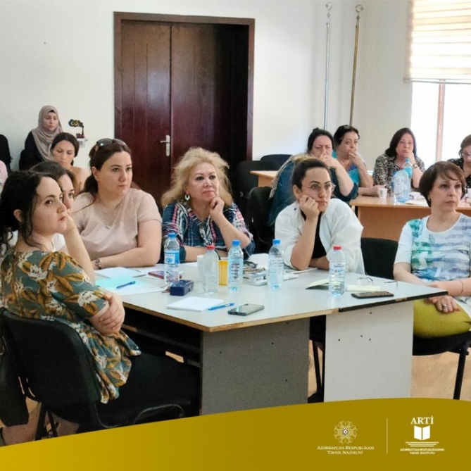 Sertifikasiya imtahanına hazırlaşan müəllimlərə metodik dəstək göstərilib