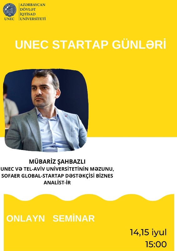 UNEC-də Startap günləri keçiriləcək
