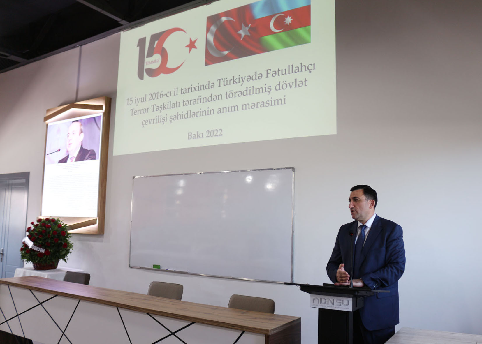ADNSU-da 15 iyul şəhidlərinin xatirəsi anılıb
