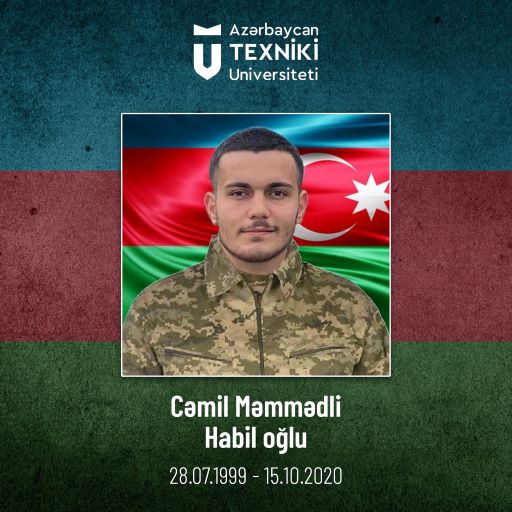 AzTU-nun tələbəsi, şəhid Cəmil Məmmədlinin doğum günüdür
