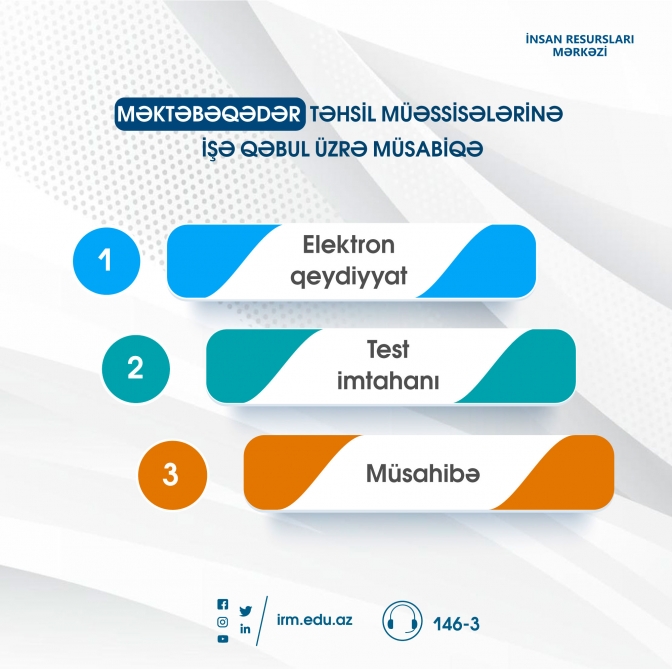 Bağça müəllimi üzrə elektron sənəd qəbulu başa çatır