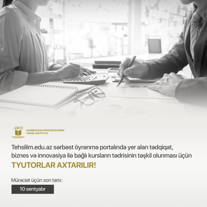 Təhsil İnstitutu vakansiya elan edir