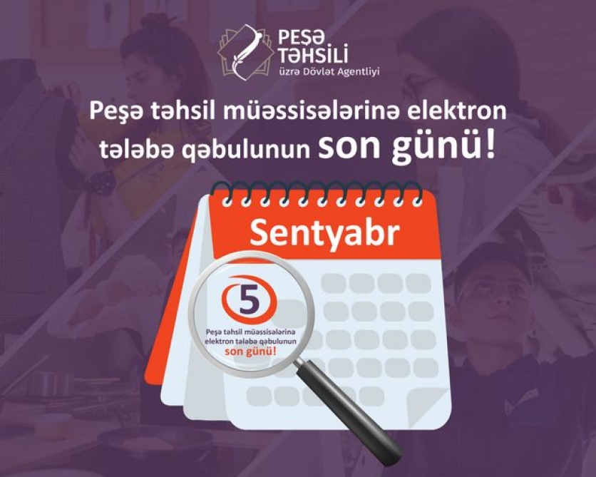 Peşə təhsili müəssisələrinə qəbulun II mərhələsi başa çatır