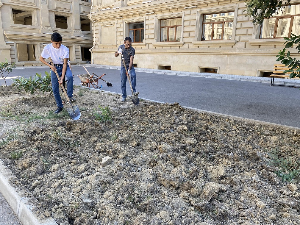AzTU tələbələri iməcilikdə iştirak edib