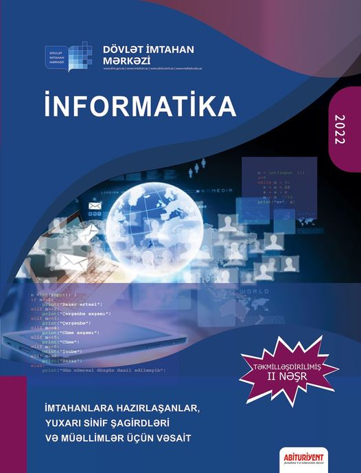 DİM“İNFORMATİKA” vəsaitinin təkmilləşdirilmiş II nəşrini çap edib