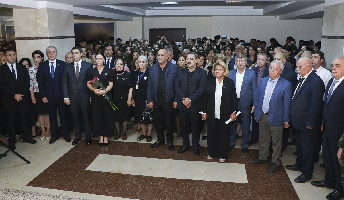 AzMİU-da 27 Sentyabr – Anım Günü şəhid ailələri və qazilərlə birgə qeyd olundu