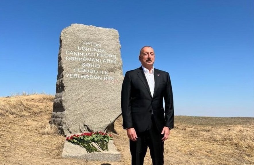 Prezident və birinci xanım Füzulidə - FOTO