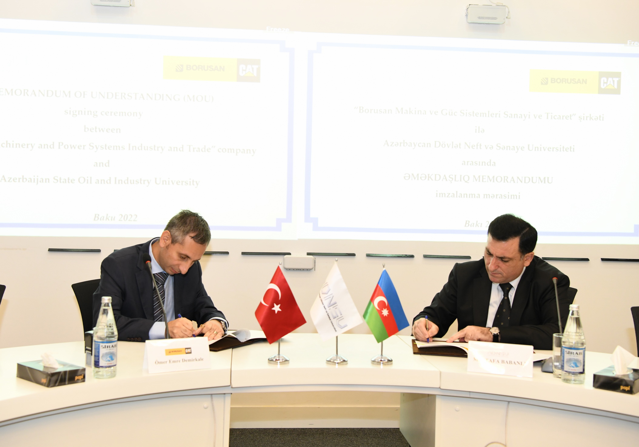 ADNSU ilə Türkiyə şirkəti arasında əməkdaşlıq memorandumu imzalanıb