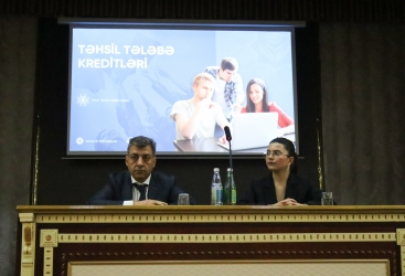 BDU-da Təhsil Tələbə Krediti Fondunun nümayəndələri ilə görüş keçirilib