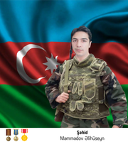 Məktəb direktoru şəhid oğluna kitab həsr etdi-FOTO