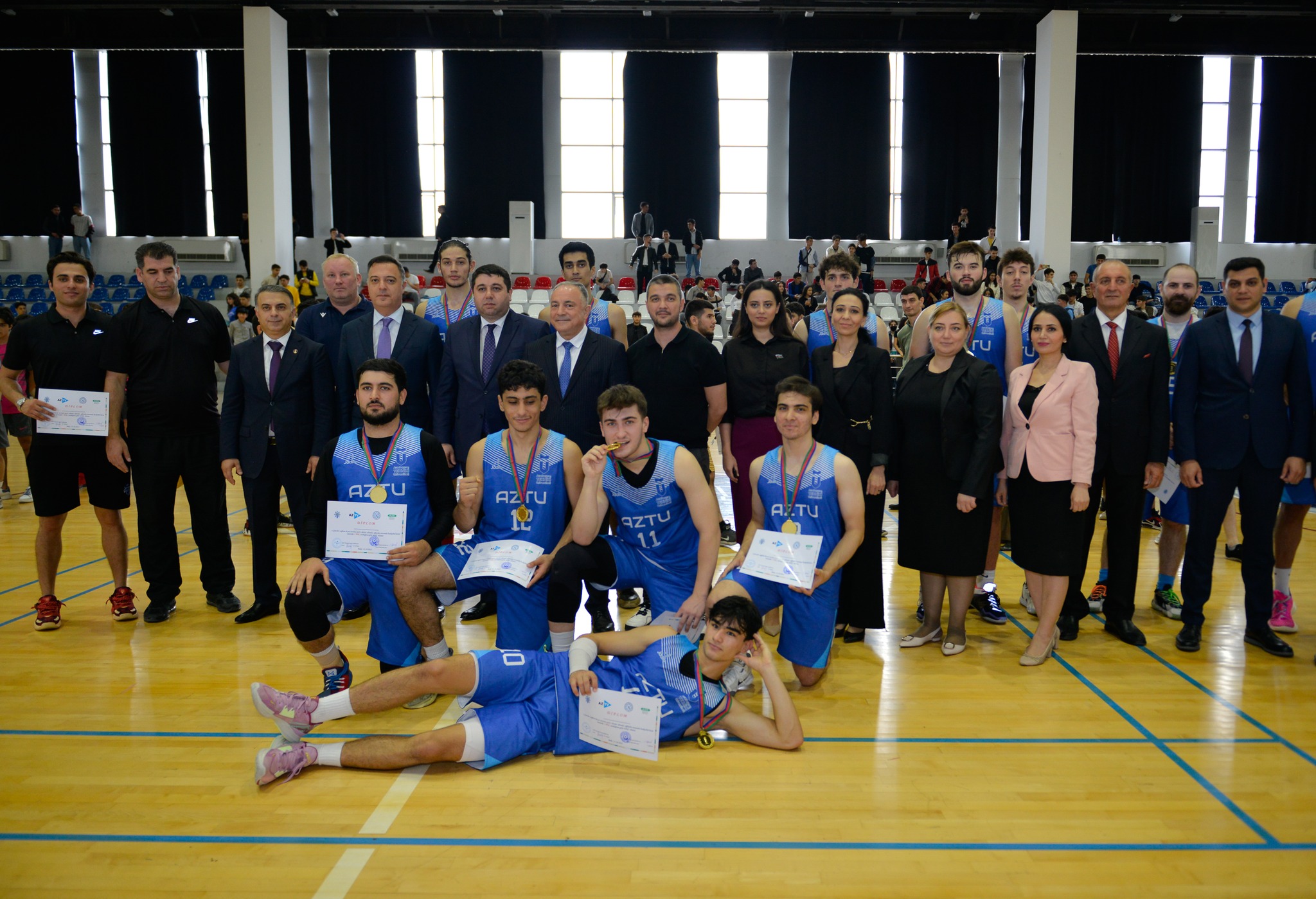 AzTU komandası basketbol üzrə turnirin qalibi olub-FOTO