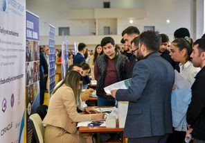 Azərbaycan Texniki Universitetində əmək yarmarkası keçirilib-FOTO