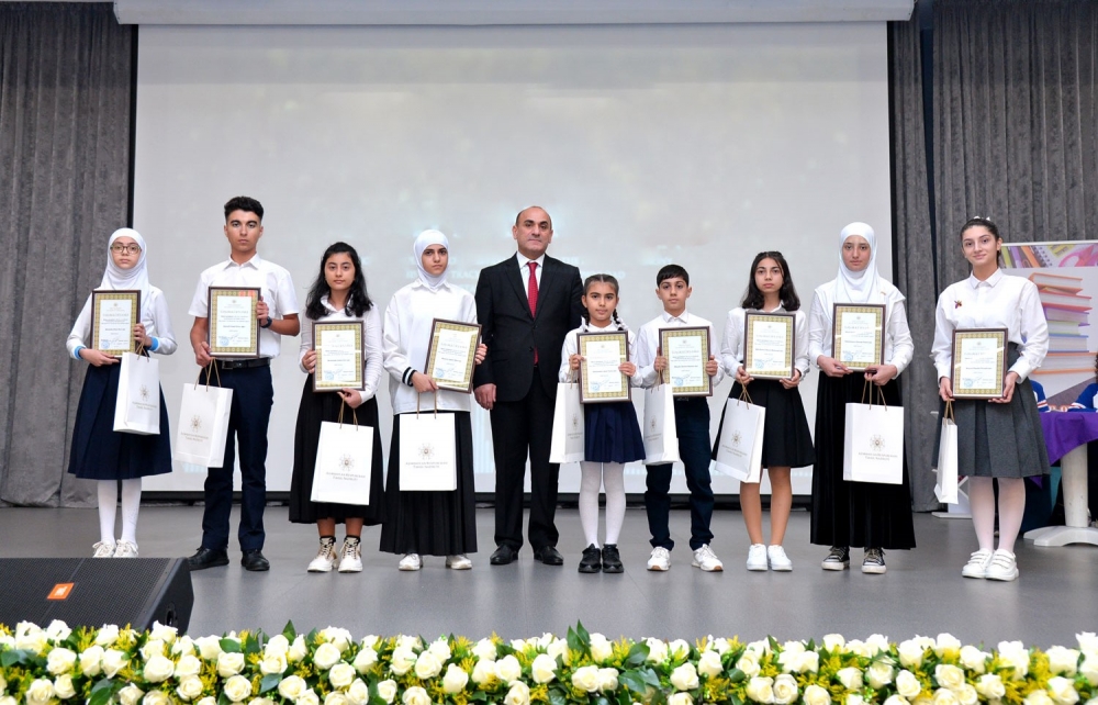 “Mənim gündəliyim” müsabiqəsinin qalibləri mükafatlandırılıb