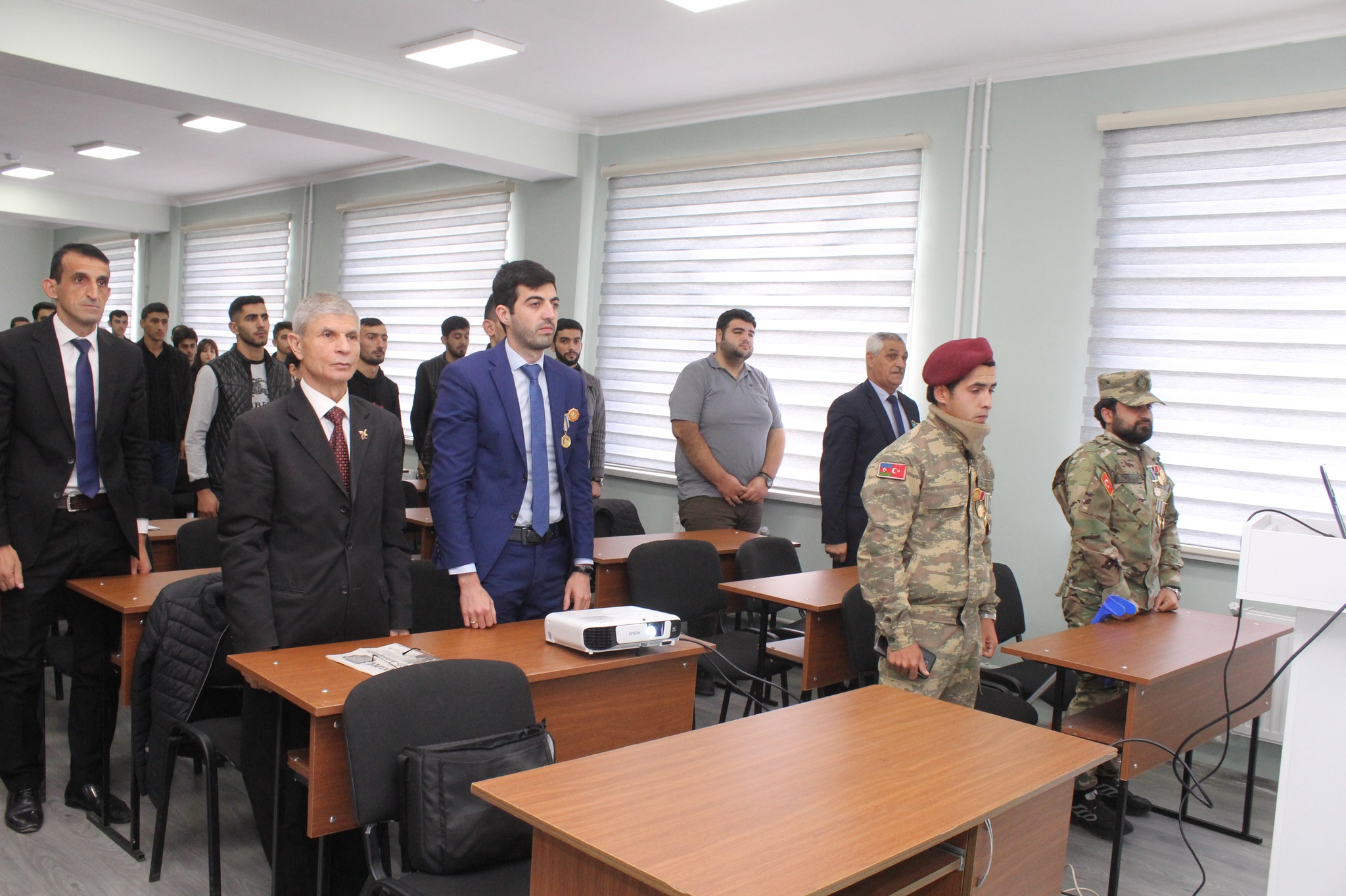 Bölgə universitetində maraqlı Zəfər Günü tədbiri-FOTO