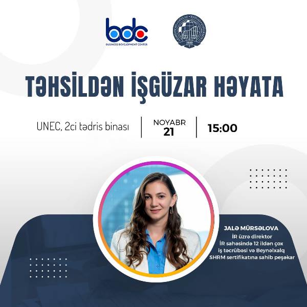 “Təhsildən işgüzar həyata” mövzusunda seminar keçiriləcək