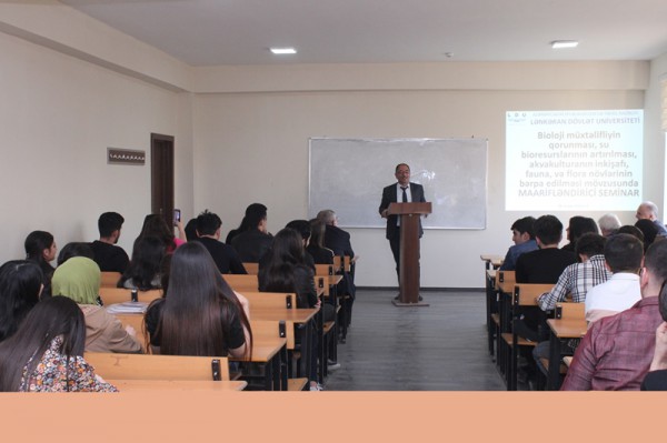 LDU-da bioloji mövzuda maarifləndirici seminar-FOTO