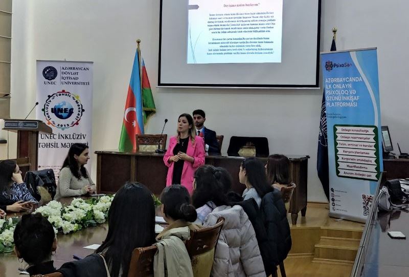 Tələbələr imtahan öncəsi stresin idarə edilməsilə bağlı məlumatlandırılıb