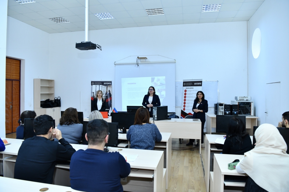 ADNSU-da tələbələr milli standartlaşdırma sistemi barədə məlumatlandırılıb
