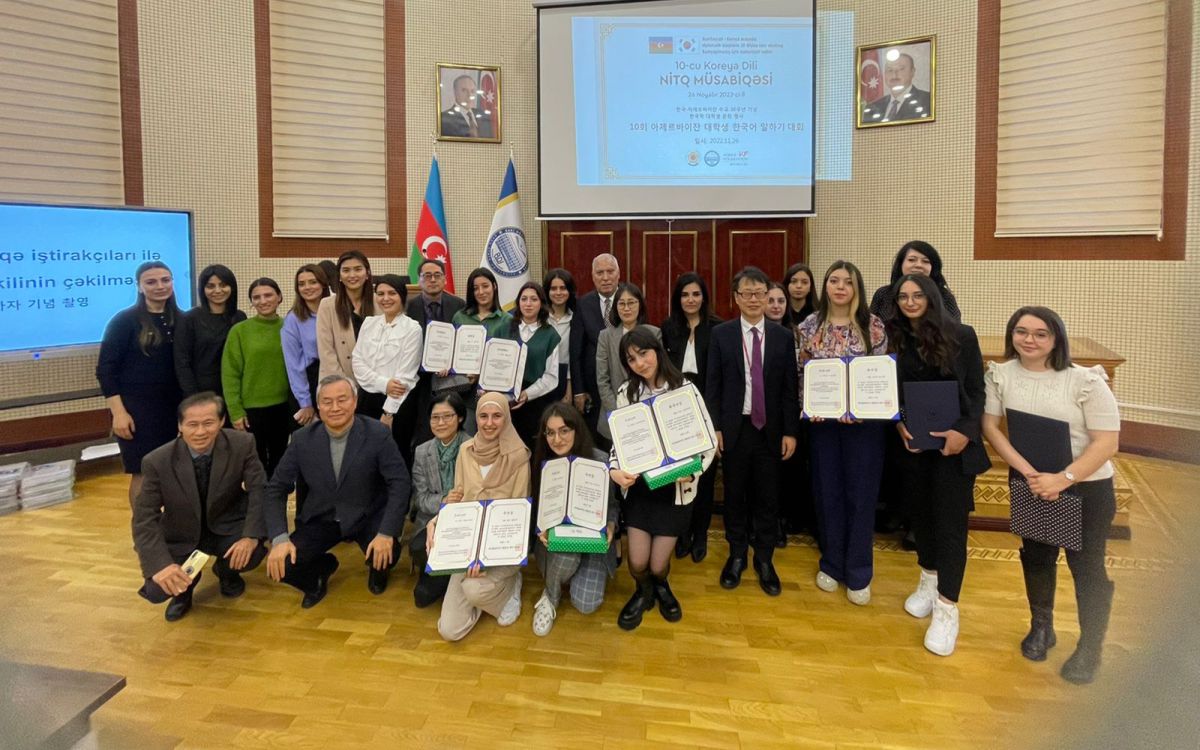 İkili Diplom Proqramının tələbəsi Koreya dili nitq müsabiqəsində uğur qazanıb  