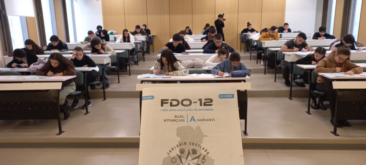 XII  “Fənlərin Dostluğu Olimpiadası” uğurla başa çatdı