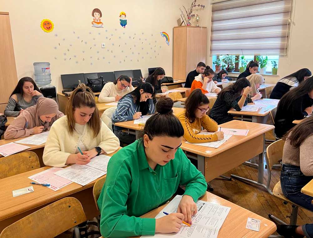 Laborant vəzifəsinə işə qəbul müsabiqəsinin test imtahanı keçirilib  