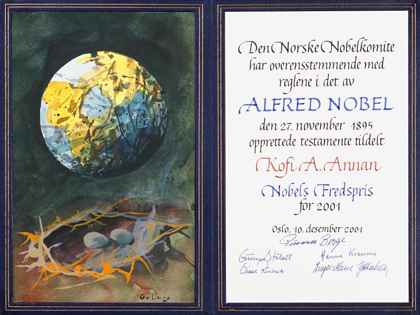 Nobel diplomları necə hazırlanır?- əsl sənət əsərləri  