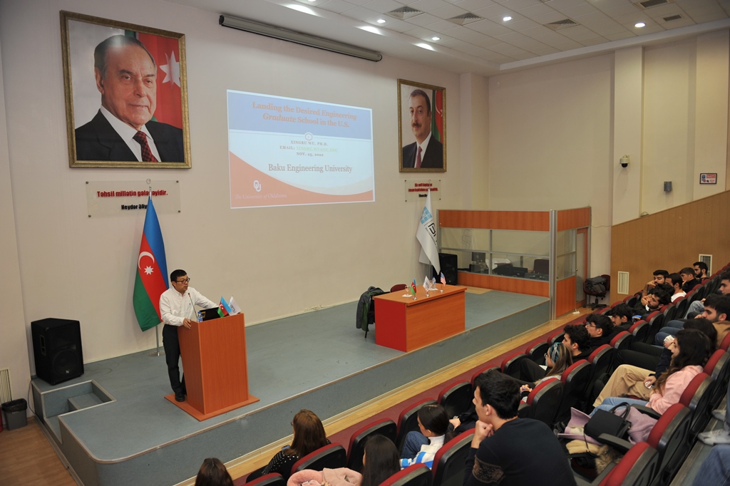 BMU-da ABŞ-ın Oklahoma Universitetinin professoru ilə görüş keçirilib