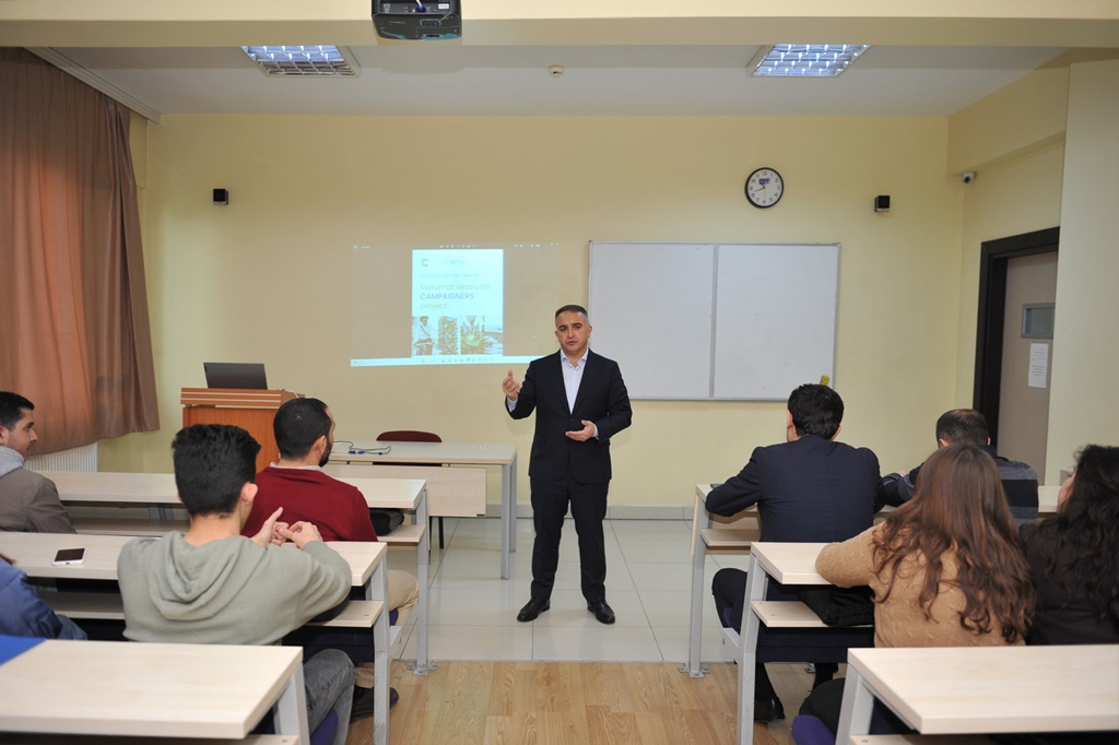 BMU-da “CAMPAİGNers” layihəsi ilə bağlı tədbir təşkil olunub  